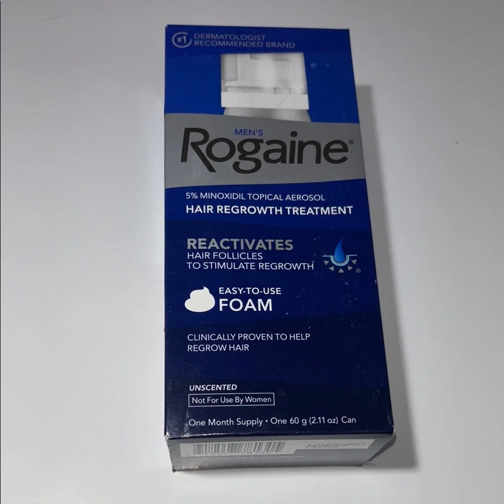 Rogaine Men’s Hair Regrowth Treatment Foam NWT